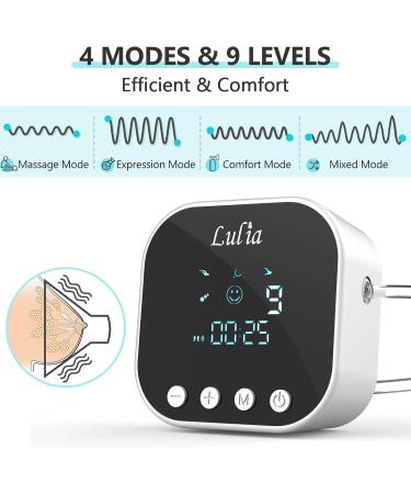 2023 Upgraded Double Electric Breast Pump with 8 Pouches, Adapters | Pain-Free, Powerful, Portable Silicone Pump - White-02 - Buy Online on GoSupps.com