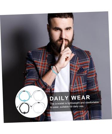 COLLBATH 4pcs Anti Motion Sickness Bracelet Set - Adjustable Sports Wristbands for Seasickness Relief - Buy Online on GoSupps.com