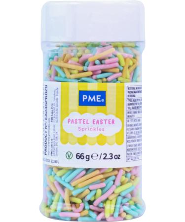 PME Easter Sprinkles - Pastel Jimmies (60g) - Buy Online on GoSupps.com
