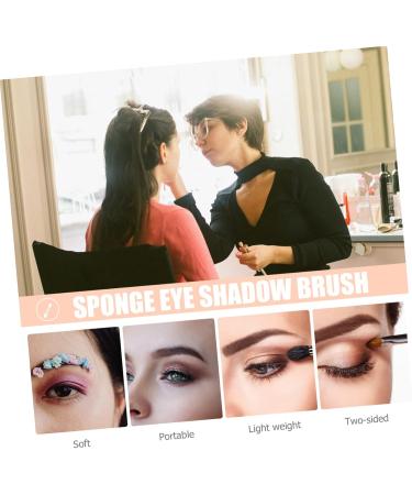 FOYTOKI 30 Pcs Eye Shadow Brush Makeup Eyeshadow Sponge Dual Ended Makeup Brush Brow Brush Black Nylon - Buy Online on GoSupps.com