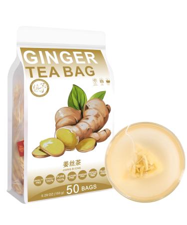 100% Pure Natural Herbal Tea Ginger Tea Bag 150g/5.29oz (3g*50bags) th la racine de gingembre sans caf ine gingembre naturel pur sans additifs sans OGM