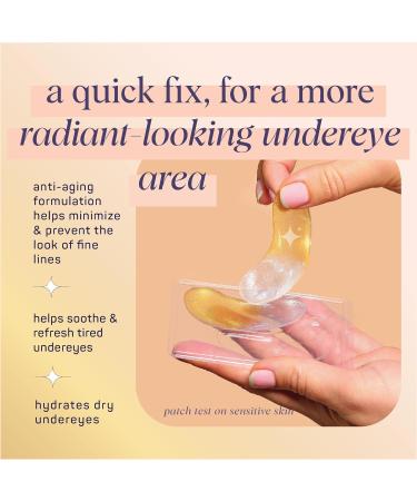 SpaLife Beauty Anti-Aging Under Eye Masks - 24K Gold Hydrogel Eye Patches for Fine Lines & Dullness - 24 Pairs Skincare Treatment - Buy Online on GoSupps.com