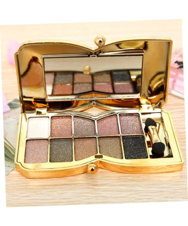 FRCOLOR 2pcs Eyeshadow Flash Glitter Colors Makeup and Shadow Brush Mirror with # Colorful Eye 1 count (Pack of 1) As Shownx2pcs - Buy Online on GoSupps.com