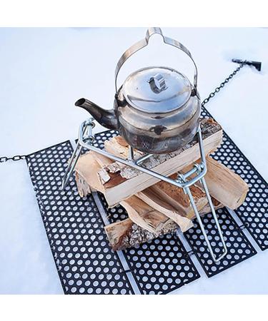 Camping Tripod Stand - Folding Camping Tripod Grill Stainless Steel Campfire Stand | Practical Cooking with Camping Equipment - Buy Online on GoSupps.com