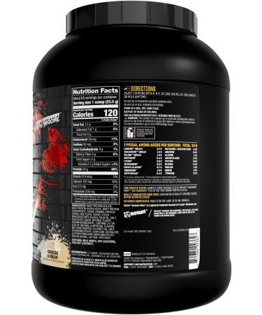 Mutant Hardcore WHEY | 100% Pure Whey Protein | 24g Protein Fast-digesting whey Protein Isolate Plus whey Protein hydrolysate | 70 Servings | 5 LB | Cookies & Cream - Buy Online on GoSupps.com