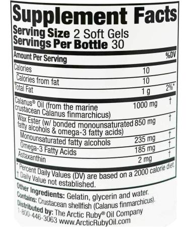 Arctic Ruby Oil 60 Capsules - 2 Pack - Buy Online on GoSupps.com