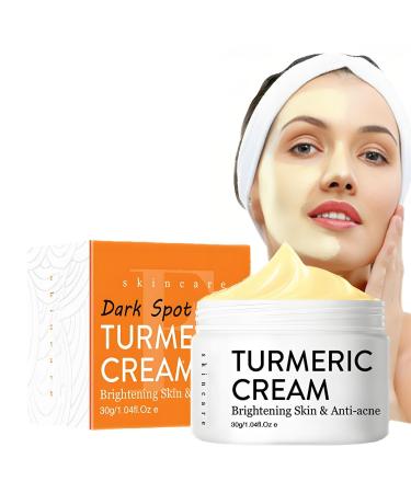 SONGVISON Natural Turmeric Cream Deep Moisturizing Care for Glowing and Acne Skin Vitamin C Body Lotion Against Dark Spots Sun Damaged Skin & Skin