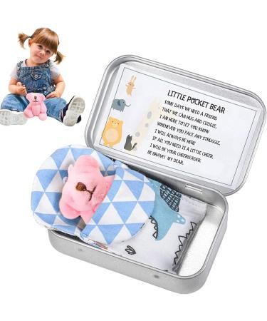 Xiaolan Taschenb r | Personalized Stuffed Bear in a Can | Comforting Pink Bear for Children | International Shipping Available - Buy Online on GoSupps.com