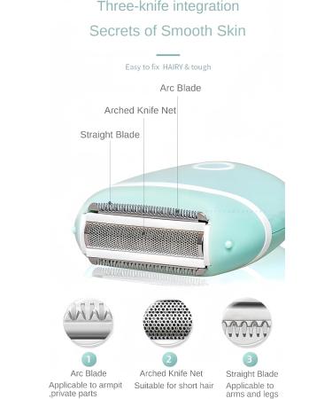 electric razors for women legs bikini face armpit hair dry battery operated 3-blade Foil electric shaver for leg dry & wet cordless portable women shaver on The go/purple - Buy Online on GoSupps.com