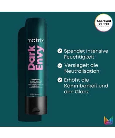 Matrix Dark Envy Conditioner for Dark Brown Hair | 300ml - Care & Sealing Effect | International Shipping Available - Buy Online on GoSupps.com
