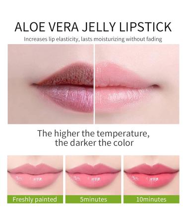 Color Changing Lipstick - Aloe Infused Waterproof Tinted Lip Balm for Long Lasting Moisturizing Care - pH Temperature Change Magic Mood Lipstick for Women - Buy Online on GoSupps.com