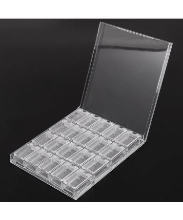 ZHONGHE 20 Girds Makeup Organizer Nail Art Storage Box Clear Display Case Organizer Holder For Jewelry Nail Rhinestone Beads Box Transparent - Buy Online on GoSupps.com