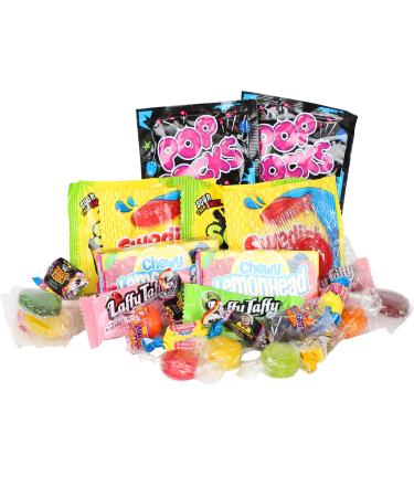 6 lbs Assorted Candy Variety Pack - Individually Wrapped Fun Size Candies for Pinata Stuffers & Party Mix | Bulk Bag Candy - Buy Online on GoSupps.com