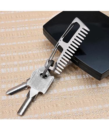 Axaooqeld Mini Antistatic Portable Hanging Buckle Comb - Ideal for Outdoor Travel - Shop Now! - Buy Online on GoSupps.com