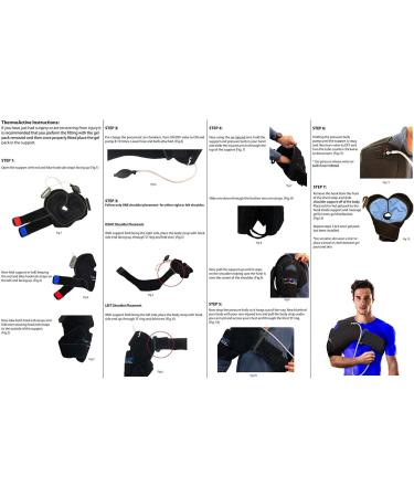 NatraCure Hot/Cold Therapy Shoulder Ice Pack Wrap Brace - Pain Relief for Rotator Cuff Injuries, Surgery, Gym & Baseball Pitching - Buy Online on GoSupps.com