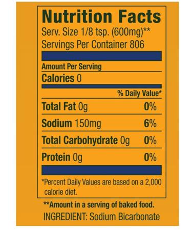 Arm & Hammer Baking Soda - 16 oz (2 Pack) | 2 Pounds Total - Buy Online on GoSupps.com