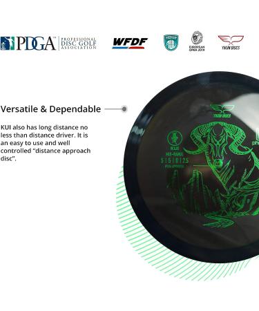 Yikun Professional PDGA Approved Disc Golf Midrange 165-175g - Stable and Versatile Black Disc for Outdoor Games - Buy Online on GoSupps.com