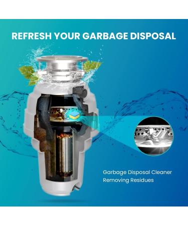Maravello Disposal Cleaner & Deodorizer - 24 Tablets, Foaming Formula, Fresh Scent - 1 Year Supply - Buy Online on GoSupps.com