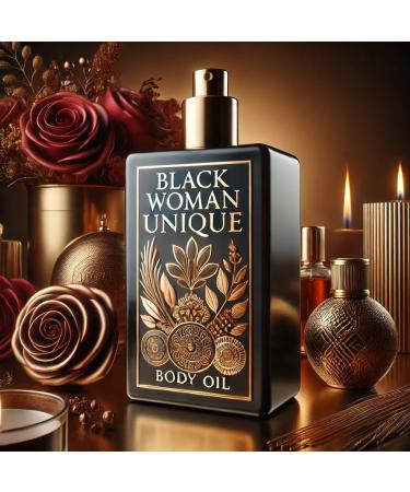 Reflection of BLACK WOMAN UNIQUE Perfume Body Oil Fragrance