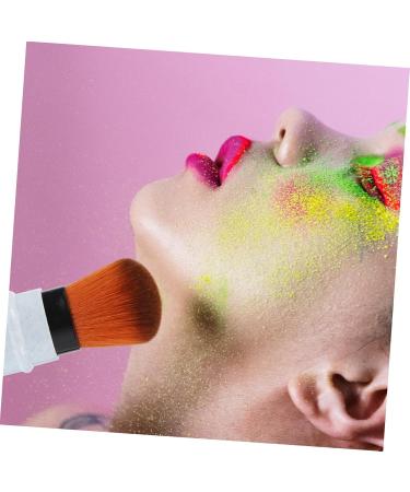 FRCOLOR Telescopic Powder Brush Loose Powder Brush Highlighter Makeup Brush Blush Applicator Brush Face Blush Brush Loose Brush Foundation Makeup Makeup Tool Marbling Paint Plastic Blue medium - Buy Online on GoSupps.com