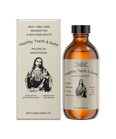 Mouthwash for adults 114 ml natural mouthwash care products for daily oral hygiene and gum health after brushing teeth for travel camping hotel school