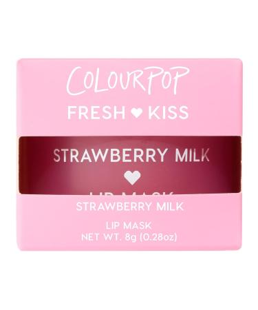 ColourPop Fresh Kiss Lip Mask - Leave-On Lip Moisturizer & Overnight Treatment - Replenishes Dry Lips with Shea Butter & Vitamin E - Strawberry Milk (0.28 oz) - Buy Online on GoSupps.com