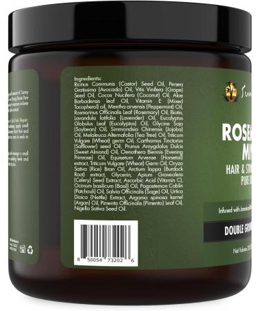 Sunny Isle Rosemary Mint Hair and Strong Roots Butter 8oz Infused with Biotin & Jamaican Black Castor Oil to Strengthen and Nourish Hair Follicles for Dry Scalp Split Ends & All Hair Types - Buy Online on GoSupps.com