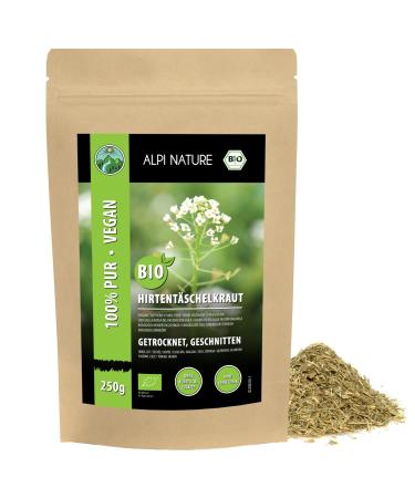 Alpi Investment OOD ORGANIC shepherds purse herb dried 250g shepherds purse herb organically cut shepherds purse herb from the wild collection shepherds purse herb 100 natural shepherds purse herb tea