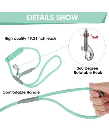 Adjustable Tiesome Cat Dishes with Leash & Collar Set - Color Gradient Kitten Dishes for Outdoor Walks (Green) | International Shipping Available - Buy Online on GoSupps.com