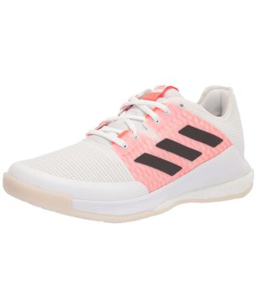 adidas Men's Crazyflight Cross Trainer 4 White/Black/Solar Red