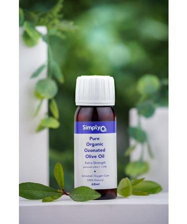 Buy Pure Organic Ozonated Olive Oil Extra Strength 1200 - Acne Anti-Aging Rosacea Treatment for Sensitive Skin - Made in Spain - Buy Online on GoSupps.com