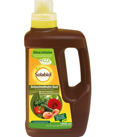 Solabiol Schachtelhalm Sud biological plant thickness for strengthening and strengthening mushroom-prone plants 1 liter box of box sowing single
