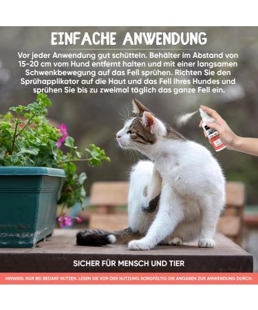 Animigo Flea Spray for Cats & Dogs - Natural Insecticide-Free Remedy for Fleas Ticks & Lice - 500ml Peppermint & Castor Oil Protection for Home & Furniture - Buy Online on GoSupps.com