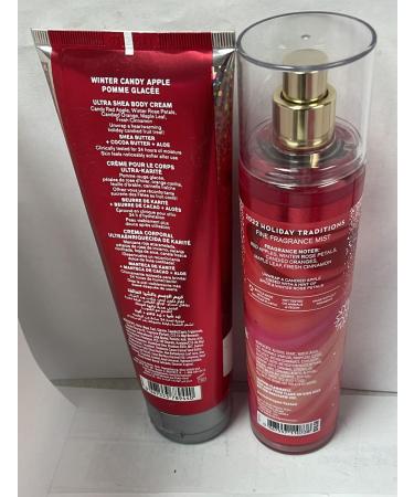 Buy Bath & Body Works Winter Candy Apple Ultra Shea Body Cream & Fine Fragrance Mist Set 2018 - Ships Worldwide - Buy Online on GoSupps.com