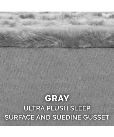 Furhaven Orthopedic Cooling Gel Memory Foam Pet Bed Cover - Gray Jumbo Traditional Mattress for Small, Medium, and Large Dogs and Cats - Buy Online on GoSupps.com