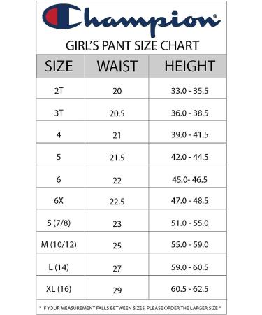 Champion Girls Fleece-Lined Sweatpants | Jogger Fit with Pockets | Granite Heather Heritage Large - Buy Online on GoSupps.com