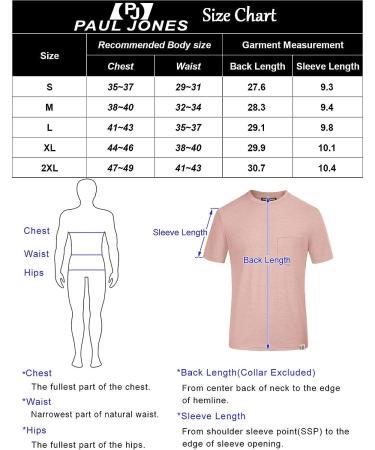 PJ PAUL JONES Men's Crewneck Soft T-Shirt - Lightweight Casual Jersey Tee | Large, Black - Buy Online on GoSupps.com