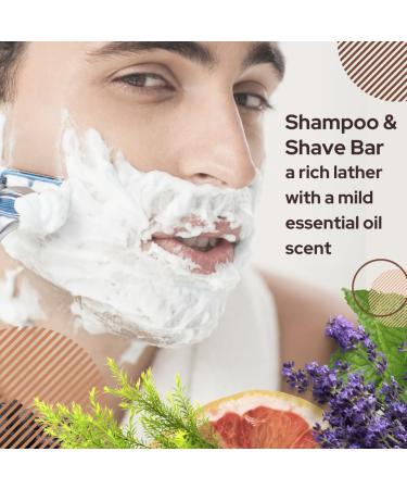 Shop Sweet Orange & Lemongrass Shampoo & Shave Bar - USA Made Limited Ingredients Concentrated Formula for Luxurious Hair & Skin Care - Buy Online on GoSupps.com