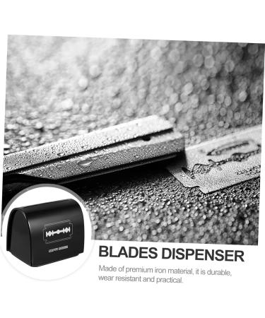 Minkissy 2-in-1 Razor Blade Storage Box - Safe Disposal & Recycling Container for Sharp Objects - Black 6.5x4.5x6cm - Buy Online on GoSupps.com