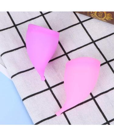 EXCEART Silicone Cup 2pcs - Soft Purple Rubber Menstrual Cups for Women | Eco-Friendly & Comfortable - Buy Online on GoSupps.com