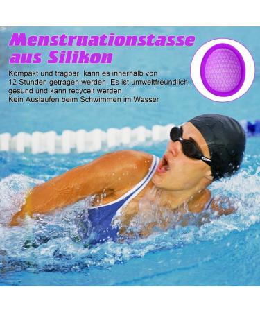 Reusable Silicone Menstrual Cup Set | 2 Sizes (S & L) | Eco-Friendly Period Cups with Storage Box - Buy Online on GoSupps.com