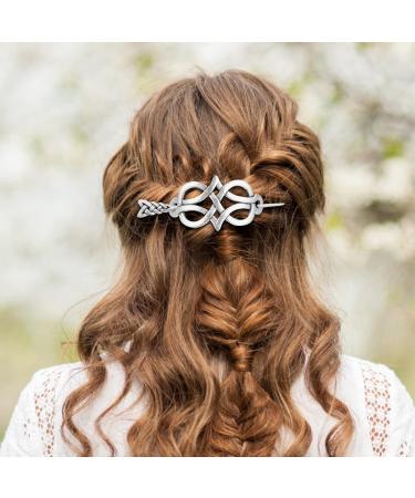 jojofuny Viking Hairpin Hairpin Viking Hair Accessories Metal Hair Stick Top Hair Pin Hair Styling Hair Cuff Bun Holder Hair Chopsticks Sliver Hair Clips Vintage Hanfu Miss Alloy - Buy Online on GoSupps.com