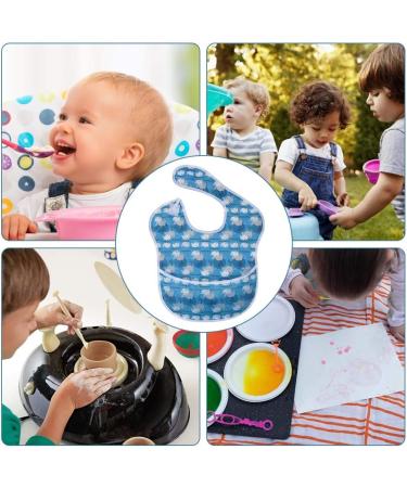 Vicloon Baby Bibs 4pcs - Waterproof Sleeveless Infant Bibs for Boys and Girls (6 Months-2 Years) - Unisex Feeding Bibs - Buy Online on GoSupps.com