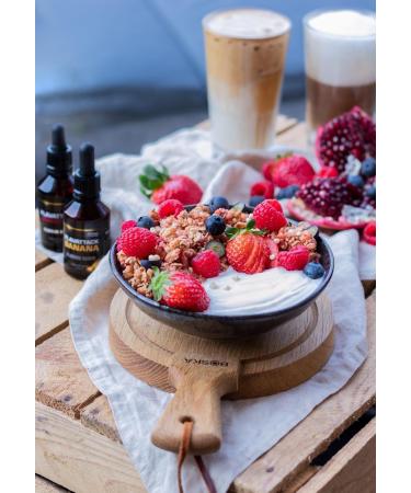  HelloShape Flavour Drops 2 x 50ml Pistachio Cream & Nut Nougat Sugar Free Flavored Drops No Calorie Sweeten with Pipette - Vegan - For N - Buy Online on GoSupps.com