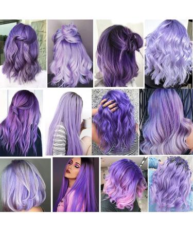 IAMERUI Party Highlights Clip-in Hair Extensions - 14 Pcs, Lavender Light Purple - Buy Online on GoSupps.com