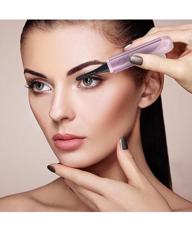 1/2 Eyelash Heat Curler - Multifunction Electric Eyelash Curler 380mAh Eye Lashes Wand | Rechargeable Lash Curler with Type C Charging and Brush Lashes Heating Wand Pink Purple - Buy Online on GoSupps.com