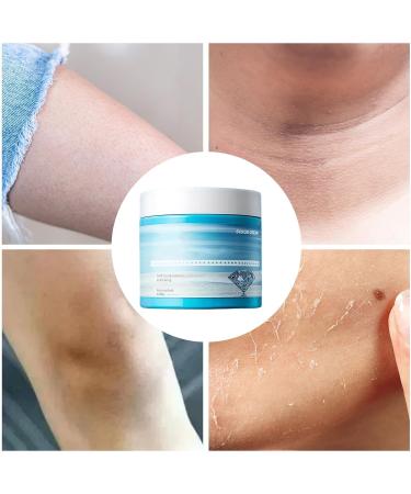 GkgWuxf Sea Salt Body Scrubs Women Oily Skin Exfoliating Cream Body Deep Cleanser for Women and Men - Buy Online on GoSupps.com