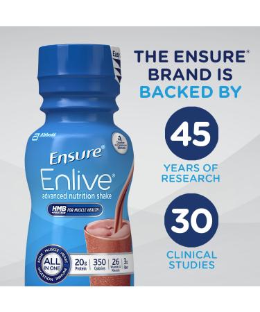Ensure Enlive Strawberry Meal Replacement Shake 16 ct - 20g Protein - 8 fl oz - Buy Online on GoSupps.com