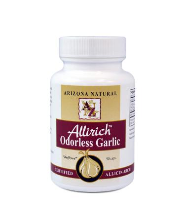 Arizona Natural Products Allirich Odorless Garlic 90 Capsules
