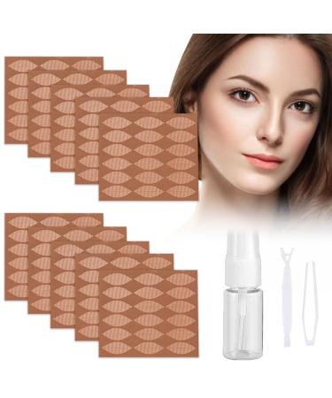 Slip-on Eyelid Stripes Slip-On Eyelid Tapes 360 Pieces Double-Sided Eyelid Tapes Lifting Tapes Face Invisible Immediate Lift for Unevenness/Drops/Hood Eyelids XLL